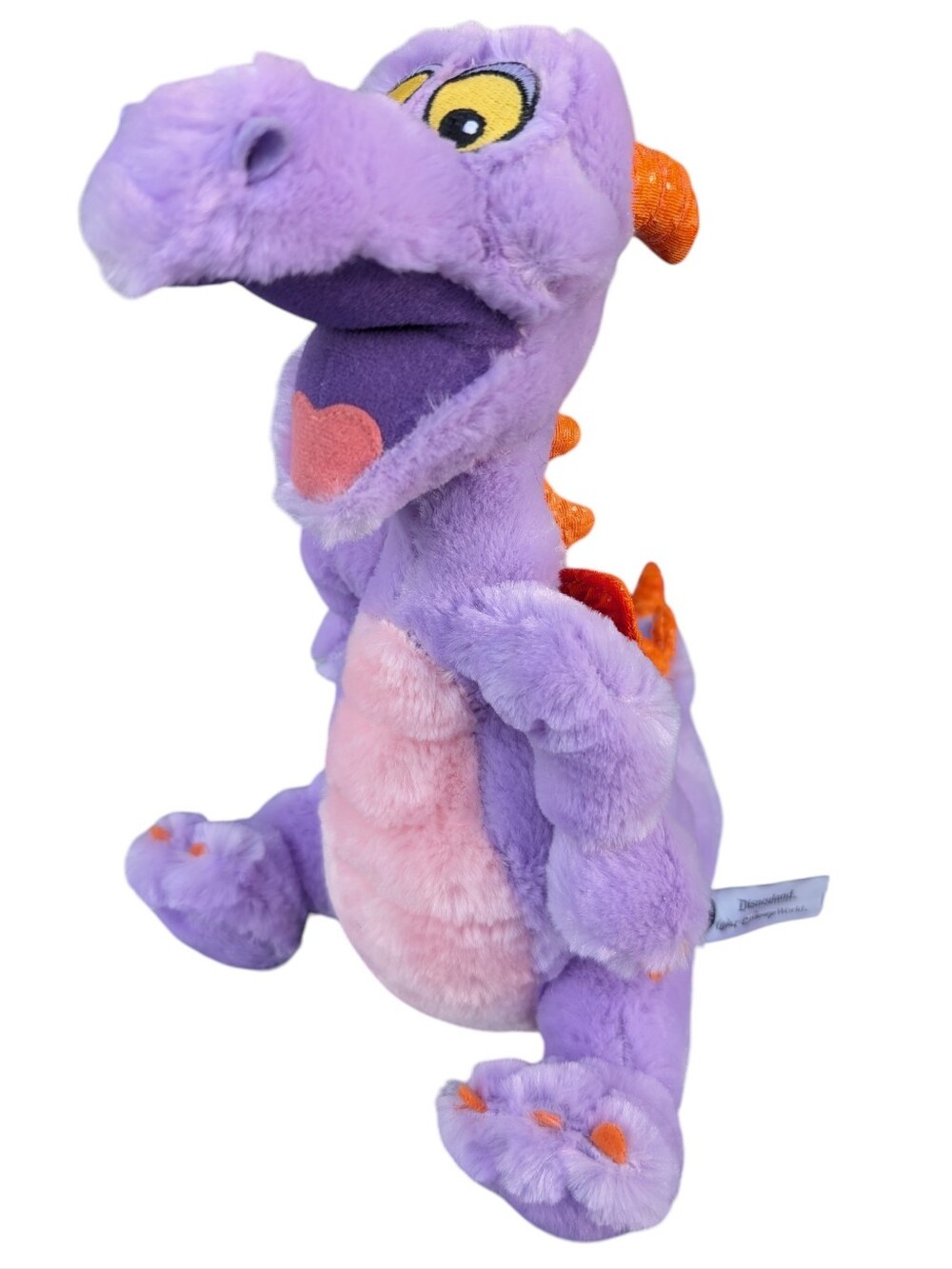 Disney Parks Disneyland FIGMENT 10" Stuffed Plush Purple Dragon